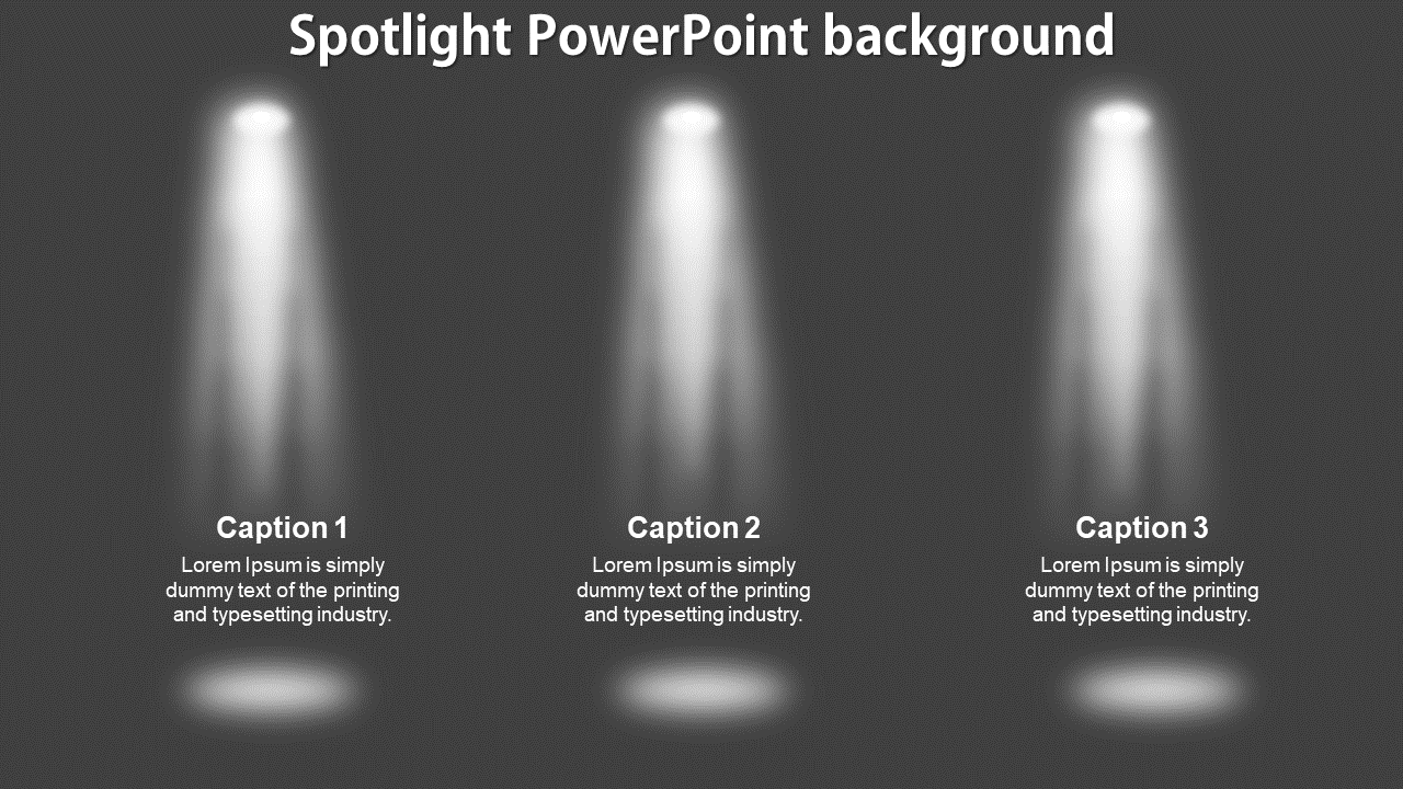 Spotlight PowerPoint background